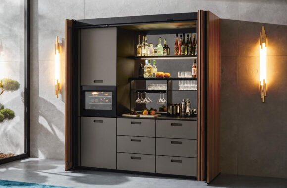 next125 Küche mit geriffelter Holzfront | Küchenwelt Höpperger