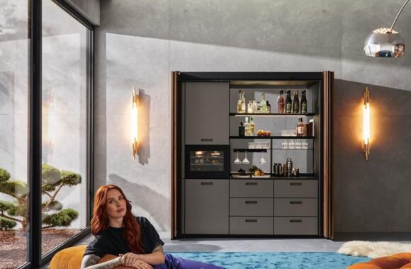 next125 Küche mit geriffelter Holzfront | Küchenwelt Höpperger