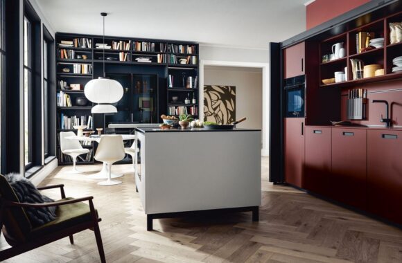 next125 Design Küche in Indischrot | Küchenwelt Höpperger